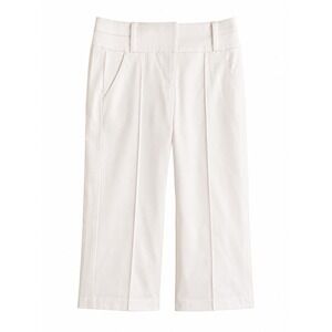 Bebe White Capri Pants Size 0 NWT Stretch Cropped Summer Pants MSRP $98